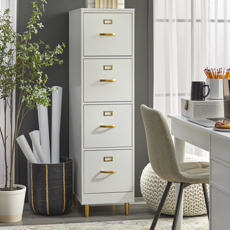 Holyoke 15 Wide 4 Drawer File Cabinet